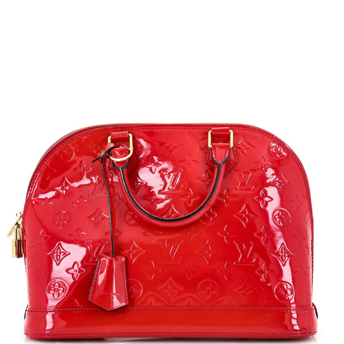 Alma Handbag Monogram Vernis PM