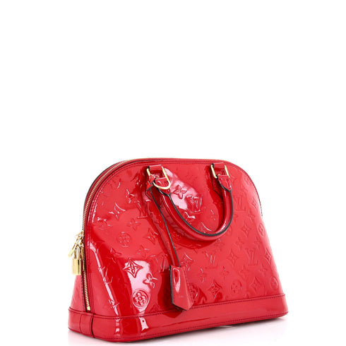 Alma Handbag Monogram Vernis PM
