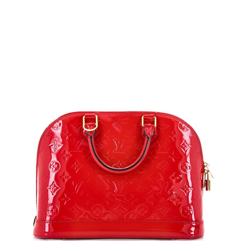 Alma Handbag Monogram Vernis PM