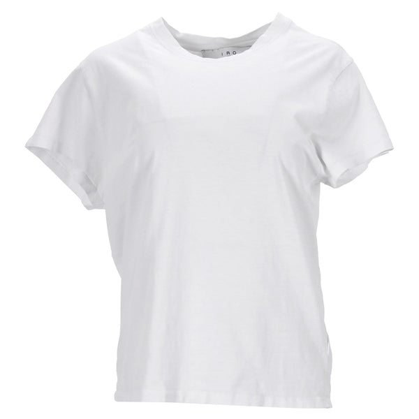 Women's IRO T-Shirt in White Cotton