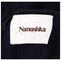 Women's Nanushka Canaan Ribbed-Knit Midi Dress in Navy Wool