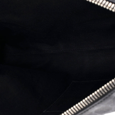 Web Zip Flat Messenger GG Coated Canvas Medium