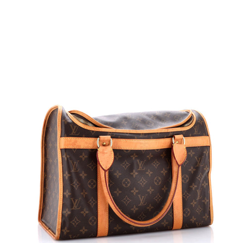 Dog Carrier Bag Monogram Canvas 40