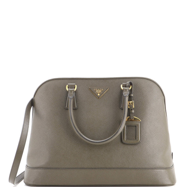 Open Promenade Bag Saffiano Leather Large