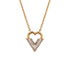 Essential Love Pendant Necklace Metal with Crystals