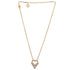 Essential Love Pendant Necklace Metal with Crystals