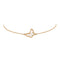 Sweet Alhambra Butterfly Bracelet 18K Yellow Gold and Mother of Pearl