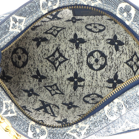 Loop Handbag Monogram Jacquard Denim