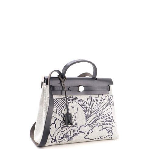Herbag Zip Pegase Pop Toile and Leather 31