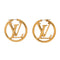Louise Hoop Earrings Metal with Faux Pearls GM