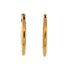 Louise Hoop Earrings Metal with Faux Pearls GM