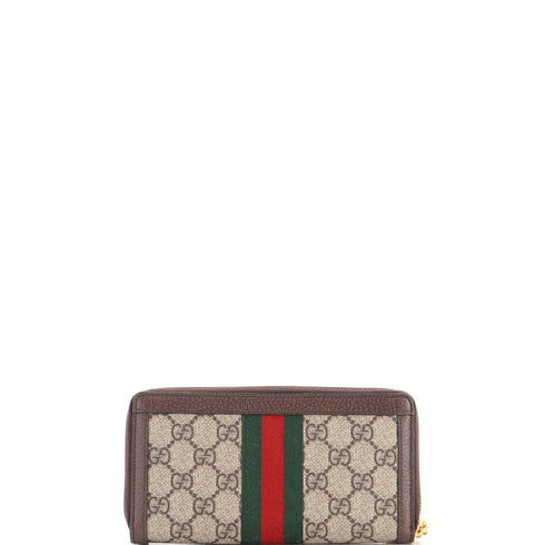 Ophidia Zip Around Wallet GG Coated Canvas