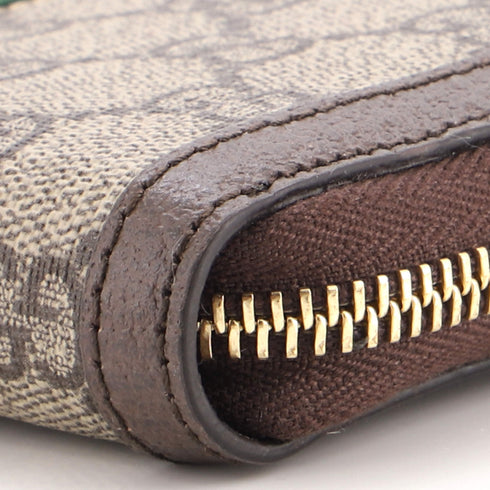 Ophidia Zip Around Wallet GG Coated Canvas