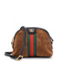 Ophidia Dome Shoulder Bag Suede Small