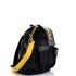 Double Pocket Drawstring Backpack Pequin Nylon with Leather