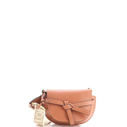 Gate Dual Shoulder Bag Leather Mini