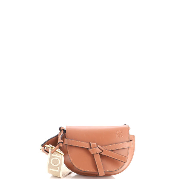Gate Dual Shoulder Bag Leather Mini