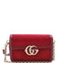 Go Shoulder Bag GG Canvas with Leather Small