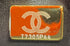 Strass On Top Logo Flap Bag Quilted Lambskin Small