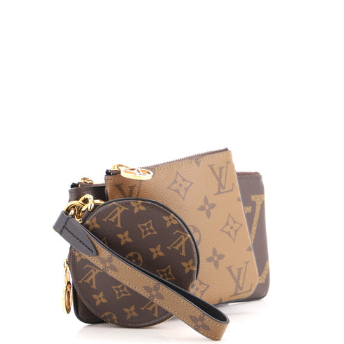 Trio Pouch Set Reverse Monogram Giant