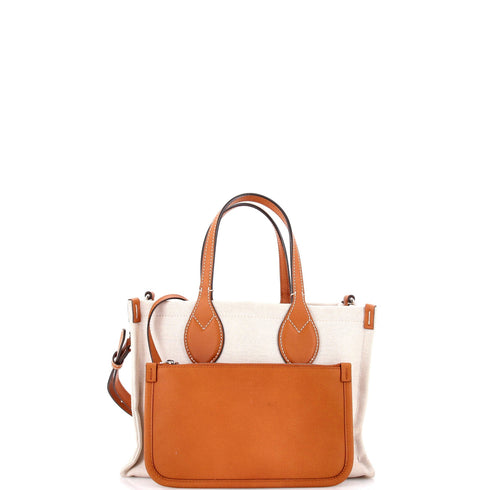 Logo Shopper Tote Printed Canvas Small
