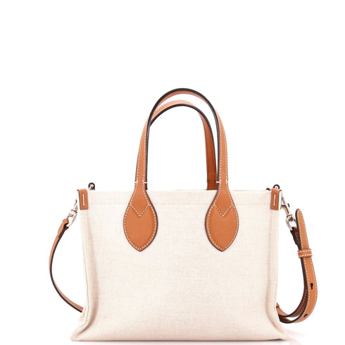 Logo Shopper Tote Printed Canvas Small