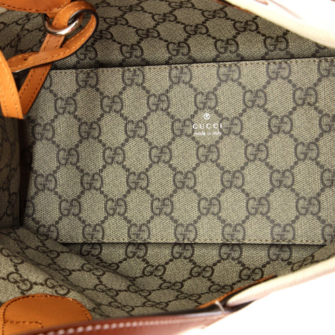 Logo Shopper Tote Printed Canvas Small
