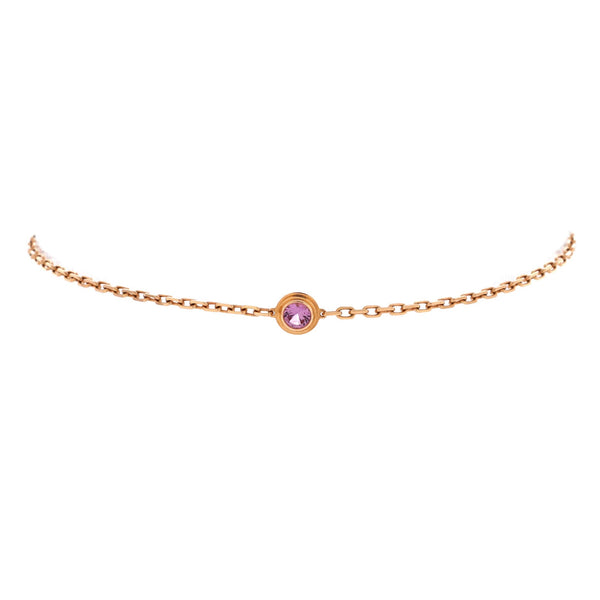 D'Amour Bracelet 18K Rose Gold with Pink Sapphire