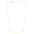 T Smile Pendant Necklace 18K Yellow Gold Large