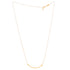 T Smile Pendant Necklace 18K Rose Gold Small