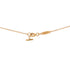T Smile Pendant Necklace 18K Rose Gold Small