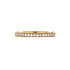 Lock Ring 18K Yellow Gold with Pave Diamonds