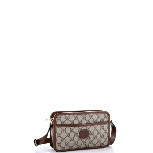 Interlocking G Patch Camera Bag GG Coated Canvas Mini