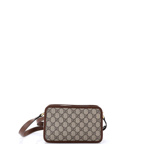 Interlocking G Patch Camera Bag GG Coated Canvas Mini