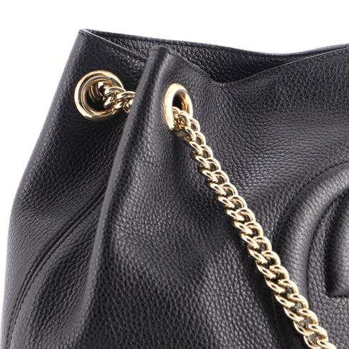 Soho Chain Strap Shoulder Bag Leather Medium