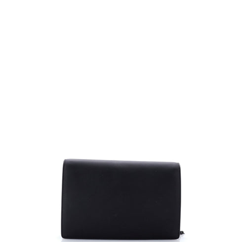 Ultra Matte Saddle Chain Wallet Leather