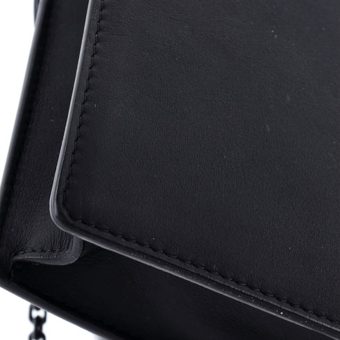 Ultra Matte Saddle Chain Wallet Leather