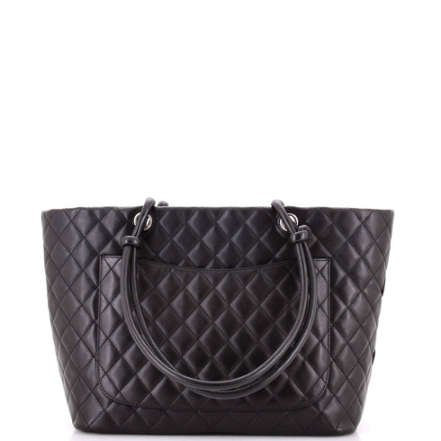 Cambon Tote Quilted Leather Large
