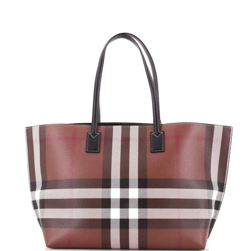 Soft Tote Check E-Canvas Medium
