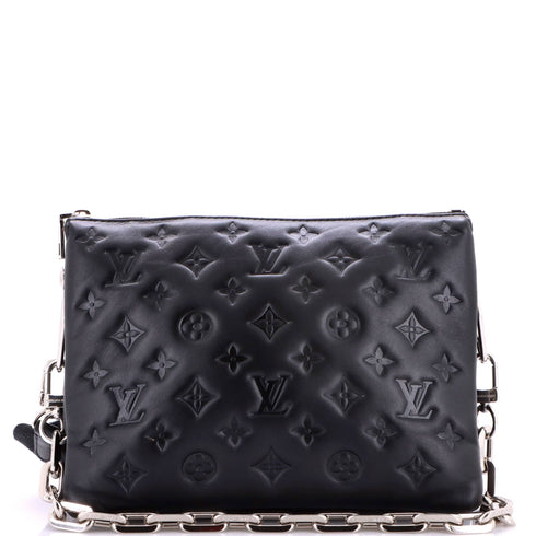 Coussin Bag Monogram Embossed Lambskin PM