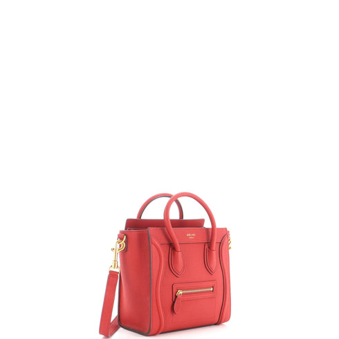 Luggage Bag Grainy Leather Nano