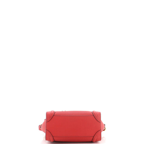 Luggage Bag Grainy Leather Nano