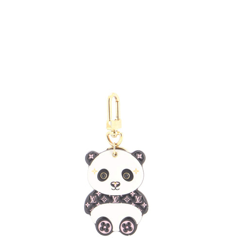 Panda Bag Charm Leather