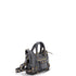 Le Cagole Giant Studs Tote Crocodile Embossed Leather Small
