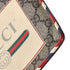 Courrier Pouch GG Coated Canvas with Applique