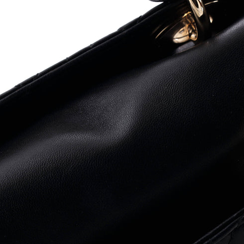 Lady Dior Bag Cannage Quilt Lambskin Medium