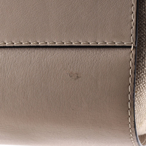 Hammock Bag Leather and Canvas Mini