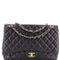 Classic Single Flap Bag Quilted Caviar Maxi
