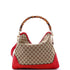 Diana Bamboo Shoulder Bag GG Canvas Medium