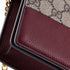 GG Marmont Full Flap Wallet on Chain GG Coated Canvas with Leather